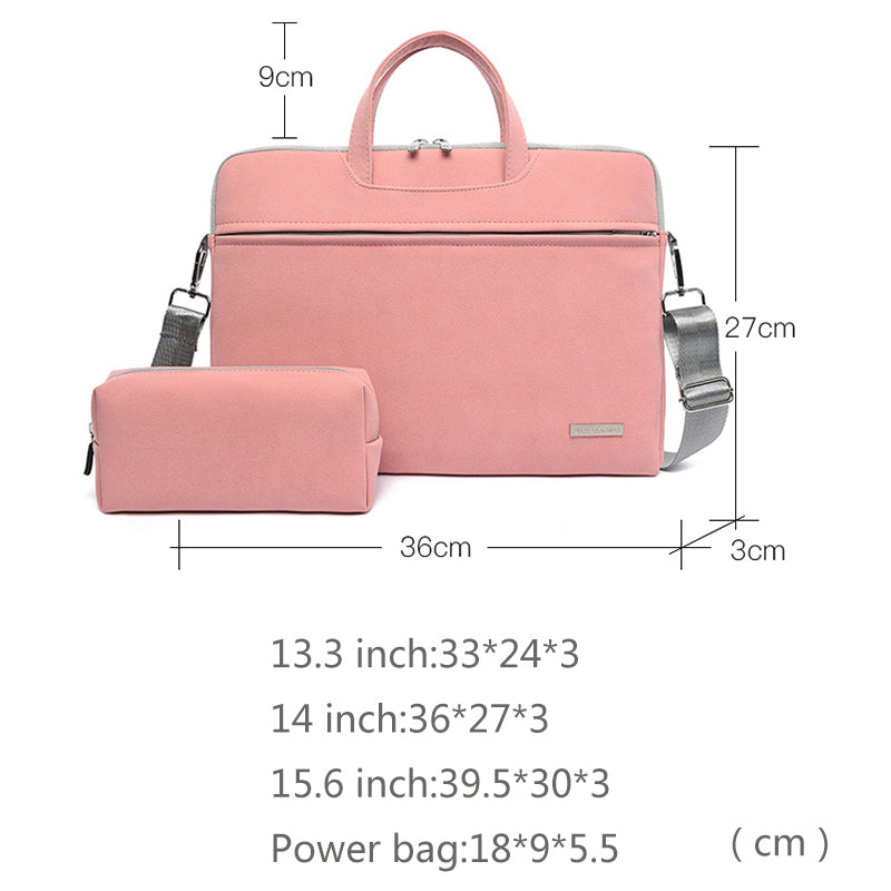 PU Leather Women Laptop Bags Notebook Carrying Bag