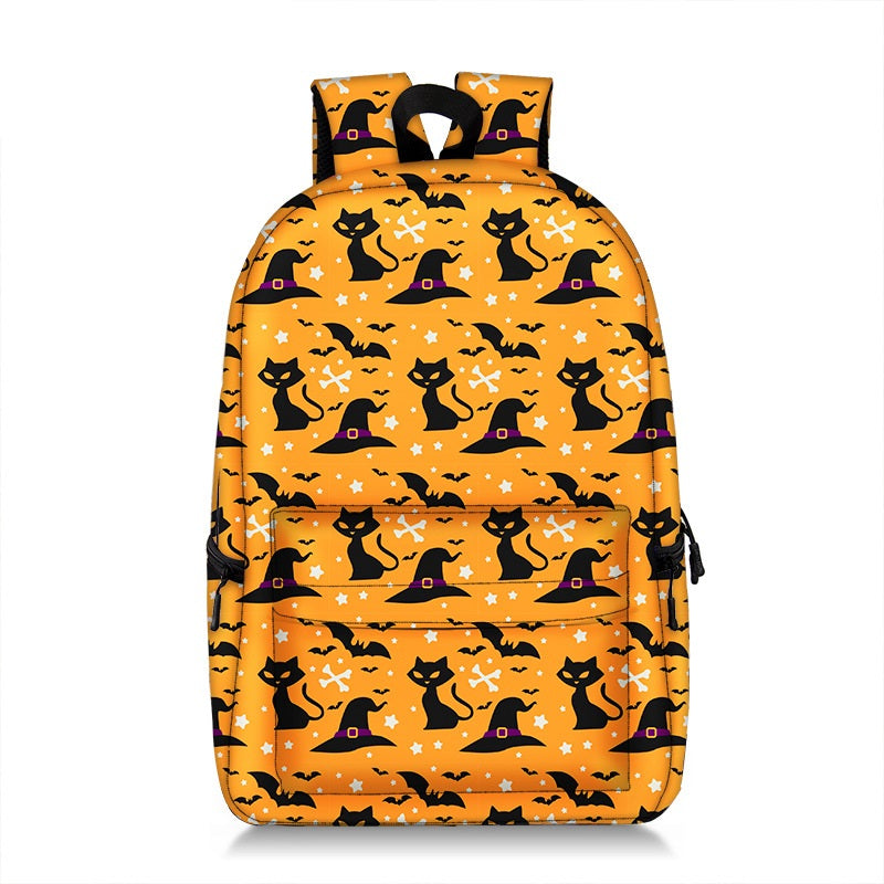 Fashion All-print New Cute Cat Creative Backpack