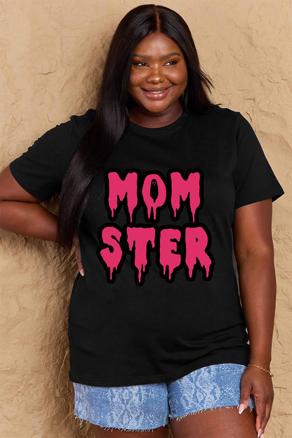 Simply Love Full Size MOM STER Graphic Cotton T-Shirt