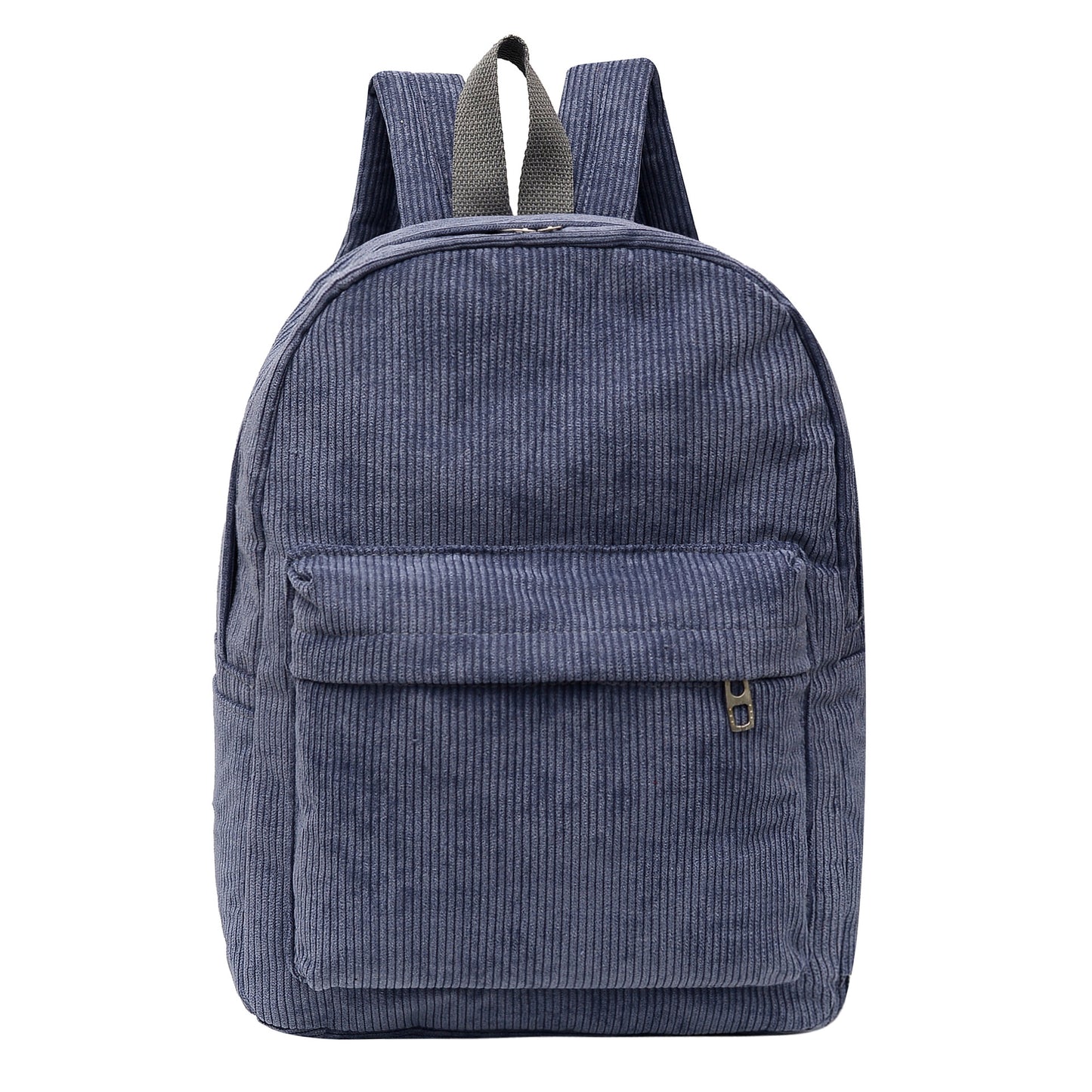 Large Capacity Multi-purpose College Style New Corduroy Front Pocket Unisex Backpack