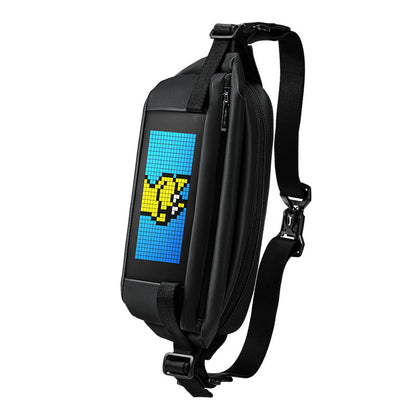 Men's Fashion Casual LED Luminous Sports Chest Bag