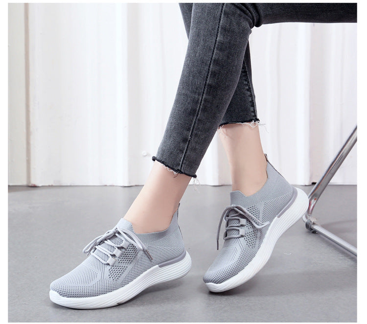 Sneaker Mesh Flying Breathable Comfortable Casual Shoes